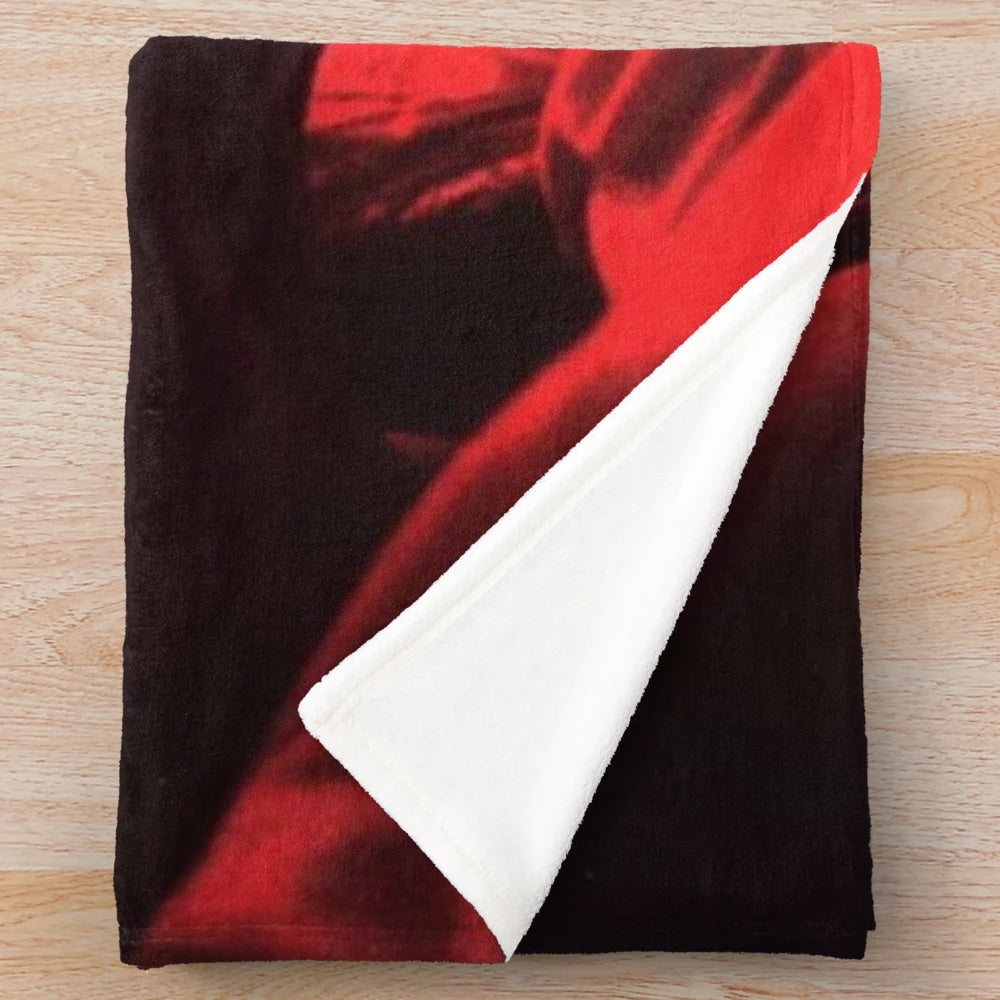Plush blanket featuring the album cover art of Belle and Sebastian's "If You're Feeling Sinister