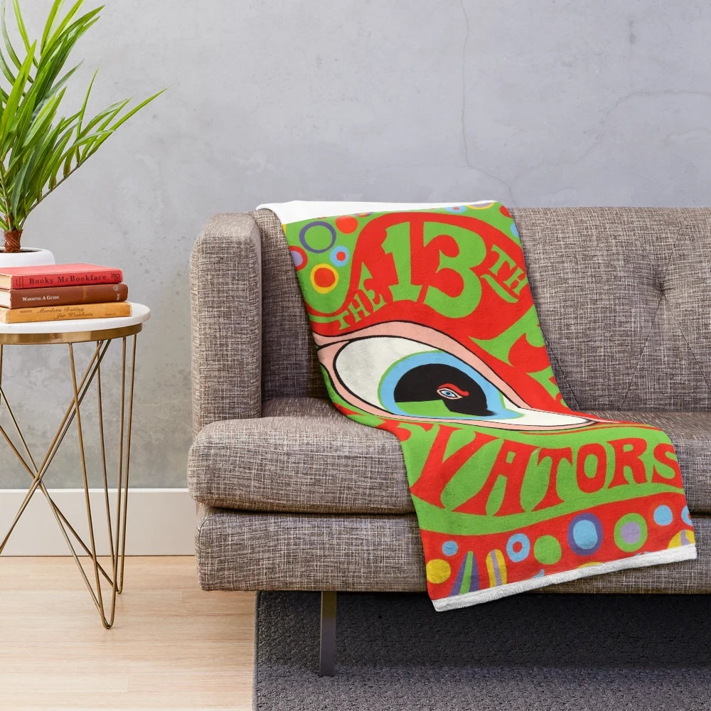 13th Floor Elevators Plush Blanket featuring classic rock album artwork