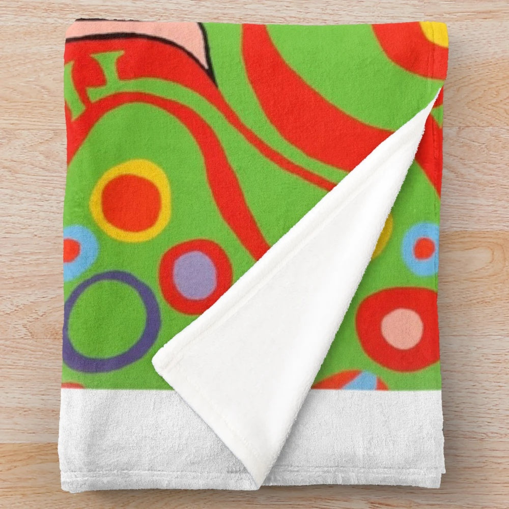 13th Floor Elevators Plush Blanket featuring classic rock album artwork