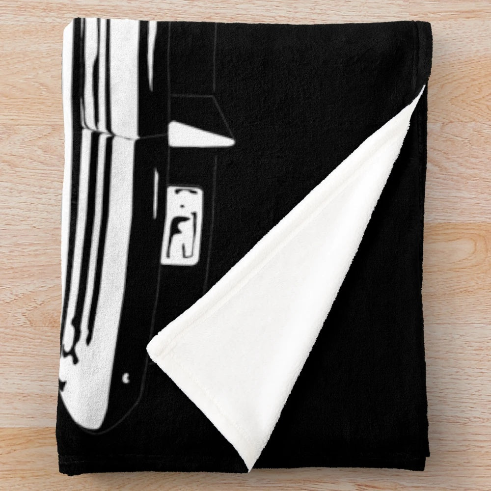 1959 Chevy Bel Air vintage car-inspired plush blanket