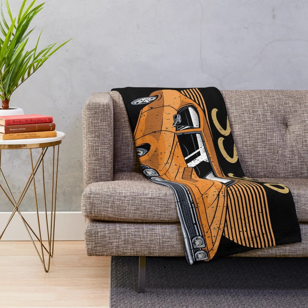 1968 Chevelle SS 396 classic car plush throw blanket