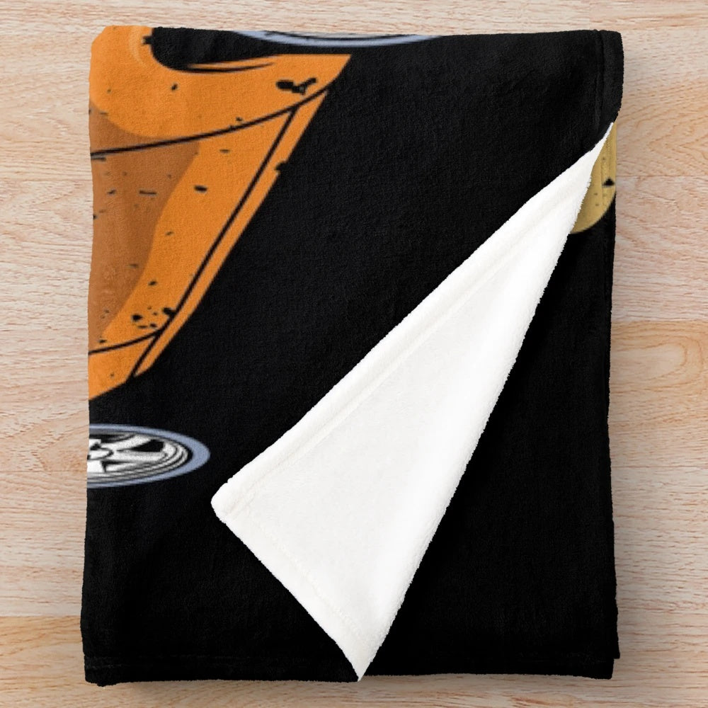 1968 Chevelle SS 396 classic car plush throw blanket
