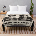 Vintage-style Home Alone movie plush blanket