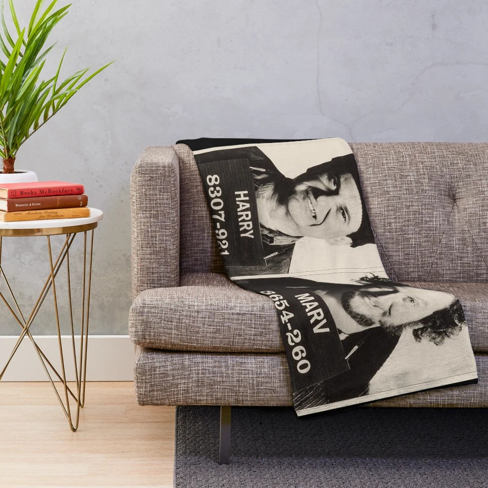 Vintage-style Home Alone movie plush blanket