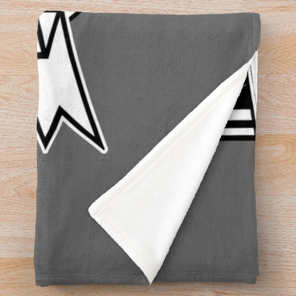 Soft and cozy 65 Mustang Coupe plush blanket
