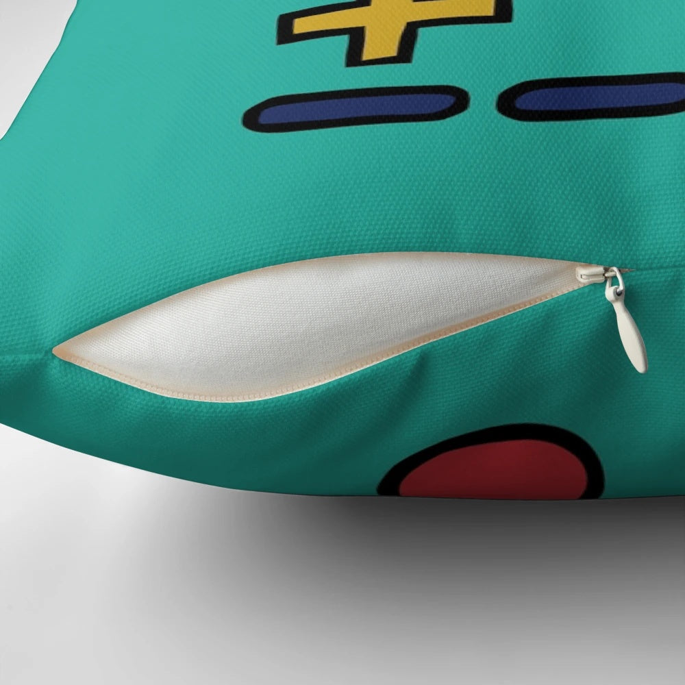 Retro-inspired BMO plush pillow from the popular animated series Adventure Time