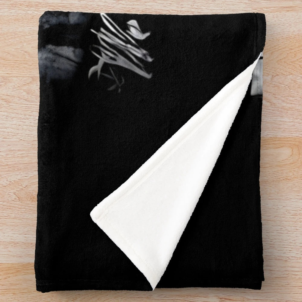 Retro-Inspired Bride of Frankenstein Plush Blanket