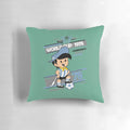 A cozy pillowcase featuring the beloved characters from the indie game Celeste, with a vintage, 80s-inspired design.