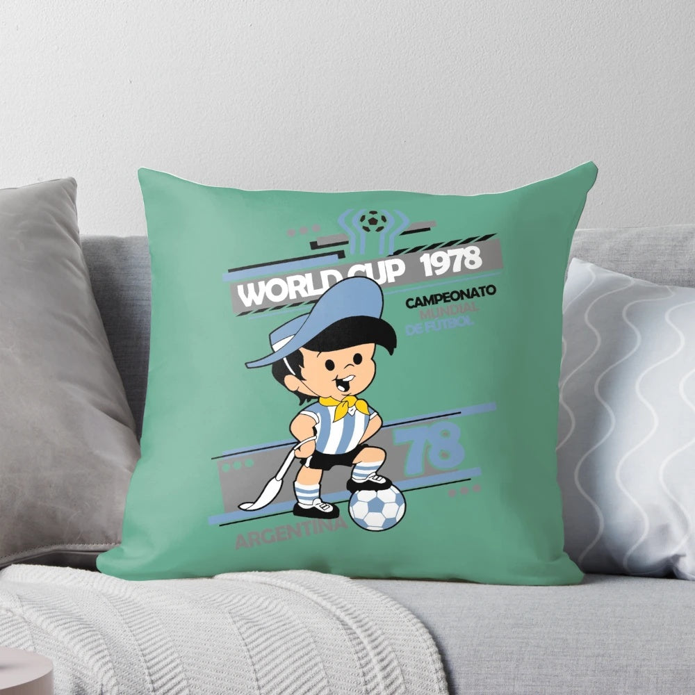 A cozy pillowcase featuring the beloved characters from the indie game Celeste, with a vintage, 80s-inspired design.