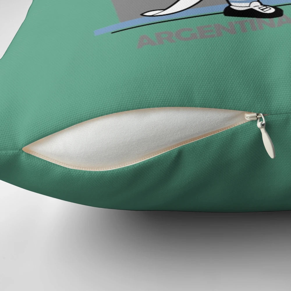 A cozy pillowcase featuring the beloved characters from the indie game Celeste, with a vintage, 80s-inspired design.