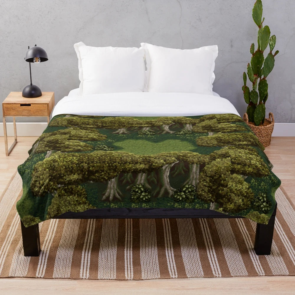 Chrono Trigger Guardia Forest Plush Blanket