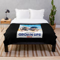 Retro inspired plush blanket featuring Adam Sandler's Happy Gilmore movie