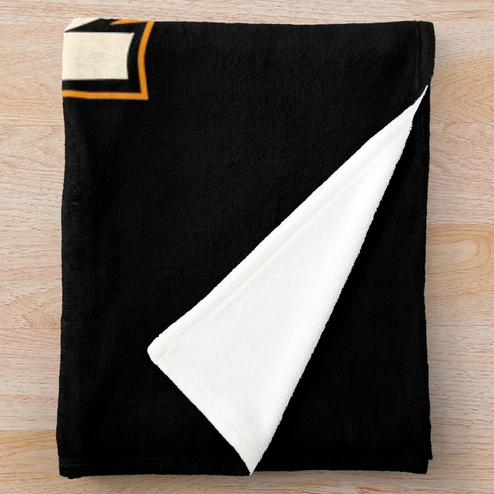 Retro-inspired plush blanket featuring the iconic Die Wilden Kerle characters