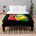 Drums and Wires Plush Blanket featuring XTC album art