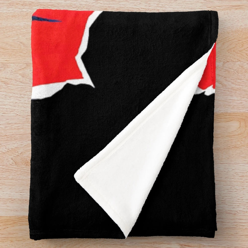 Drums and Wires Plush Blanket featuring XTC album art