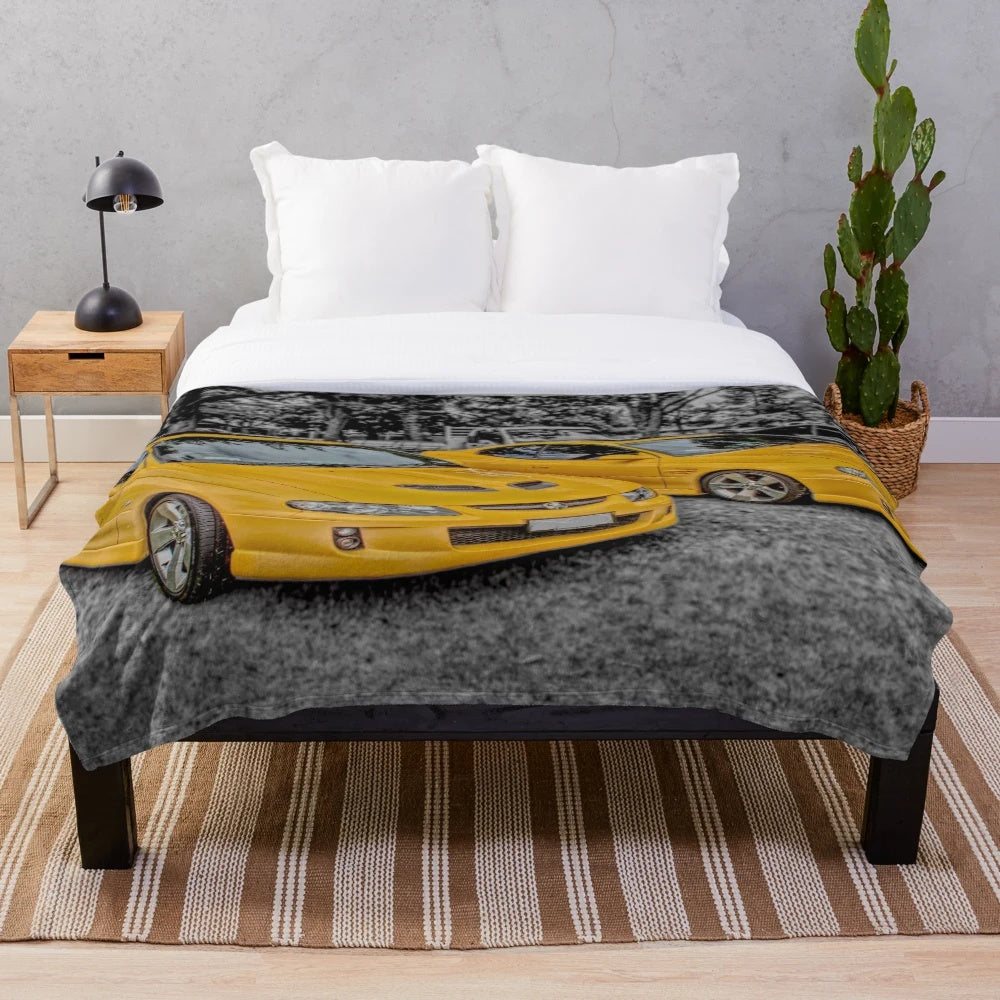 Holden Monaro plush blanket