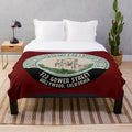 Retro-inspired Hollywood Tower plush blanket with vintage Disney theme