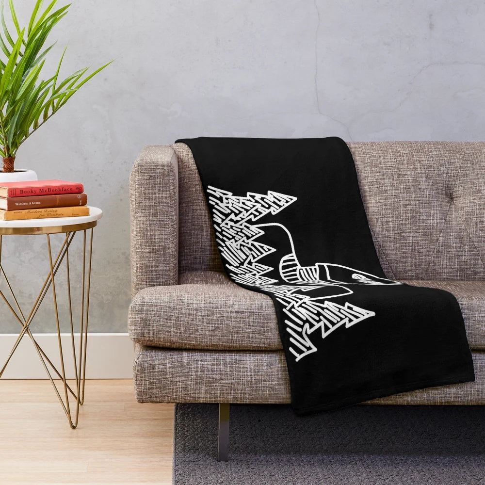Cozy plush blanket featuring the iconic Iron Giant character