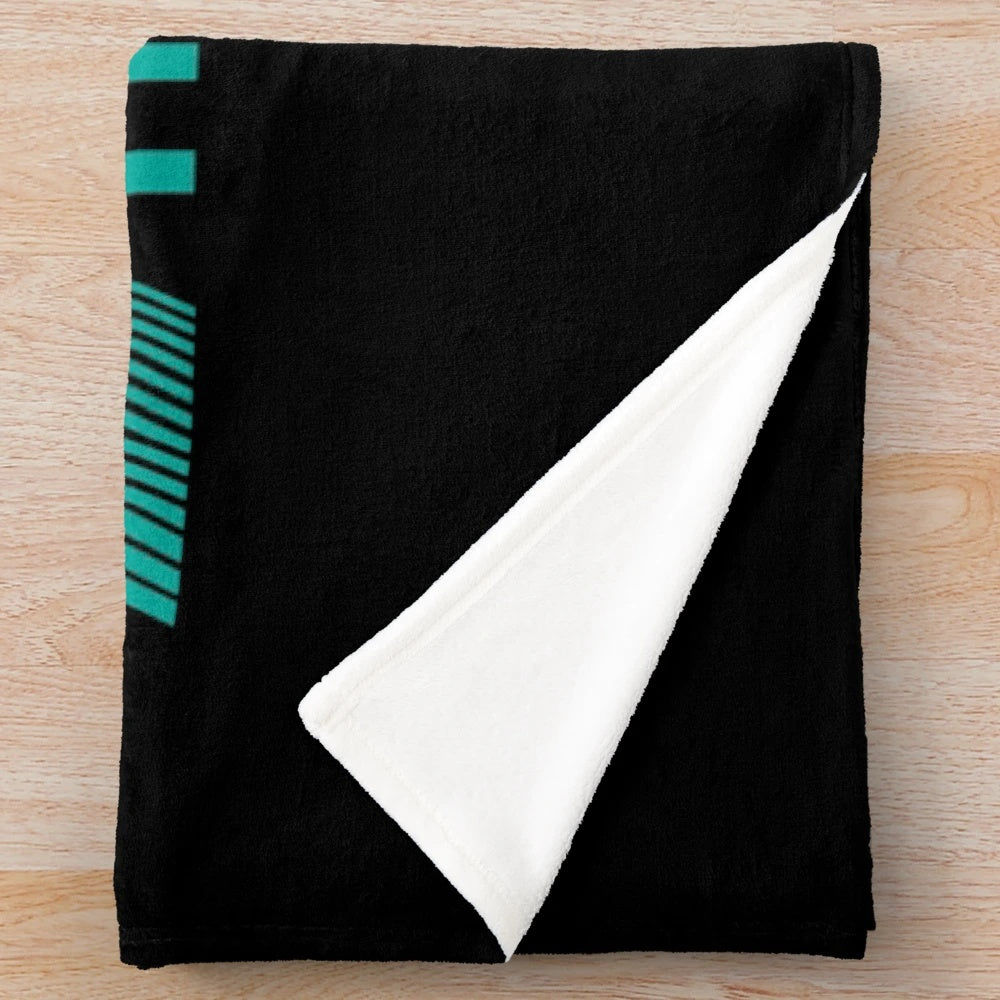 Retro-Inspired Lewis Hamilton Plush Blanket