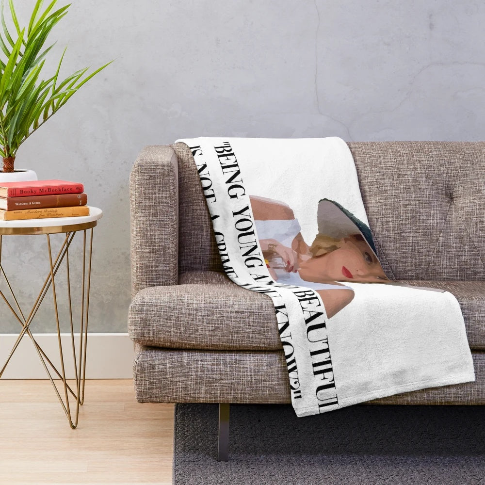 Meredith Blake plush blanket from the 90s movie The Parent Trap