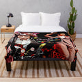 Cozy Plush Blanket Featuring Retro Pop Art Inspired by Paul Herman