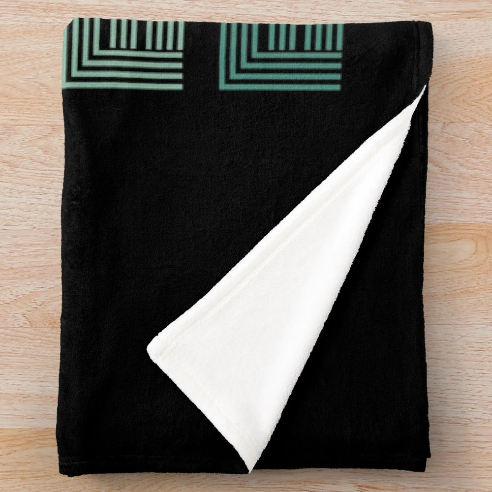 Retro-inspired plush blanket featuring a baker cookies design