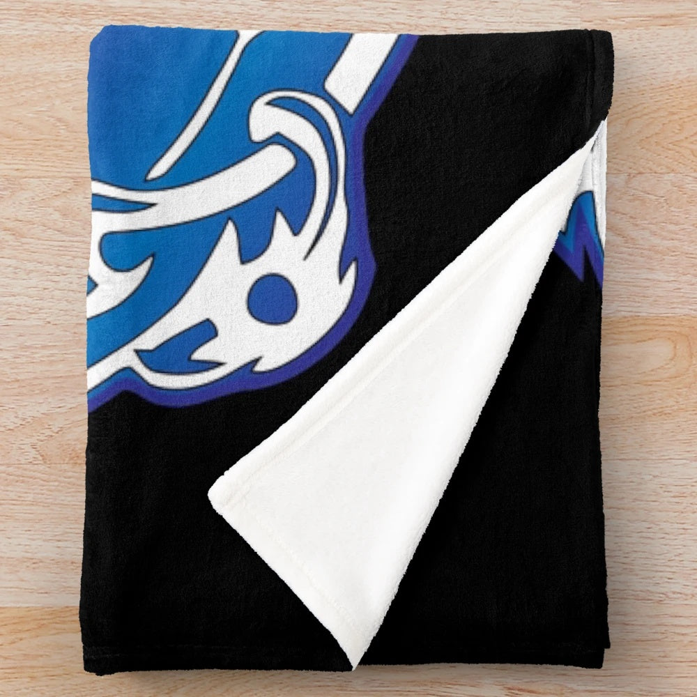 Retro-inspired plush blanket with automotive design