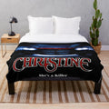 Plush blanket featuring the iconic Christine car from the cult classic movie