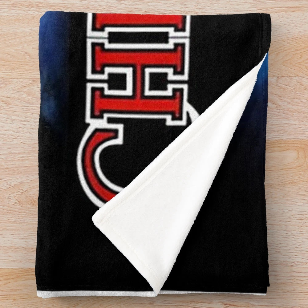 Plush blanket featuring the iconic Christine car from the cult classic movie