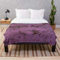 Soft and cozy plush blanket featuring a vintage-style Mazzy Star inspired design