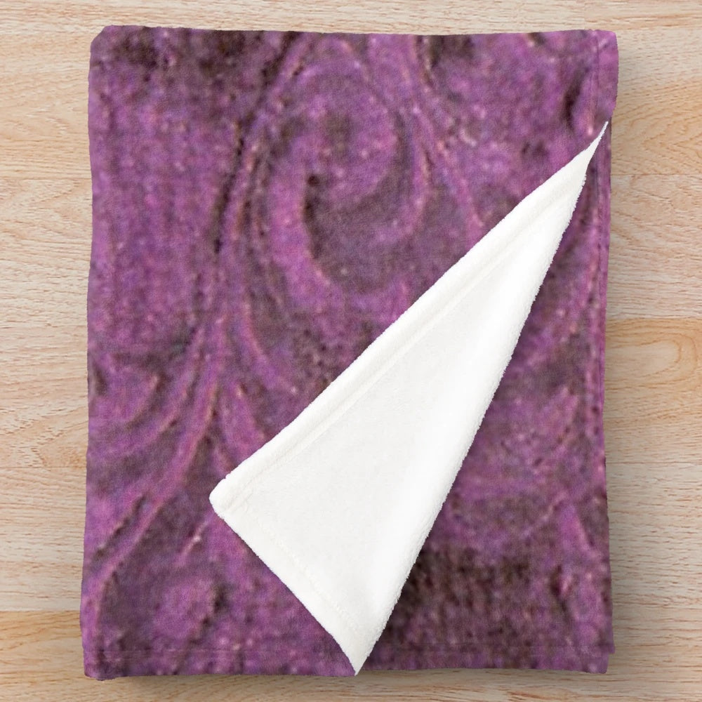 Soft and cozy plush blanket featuring a vintage-style Mazzy Star inspired design