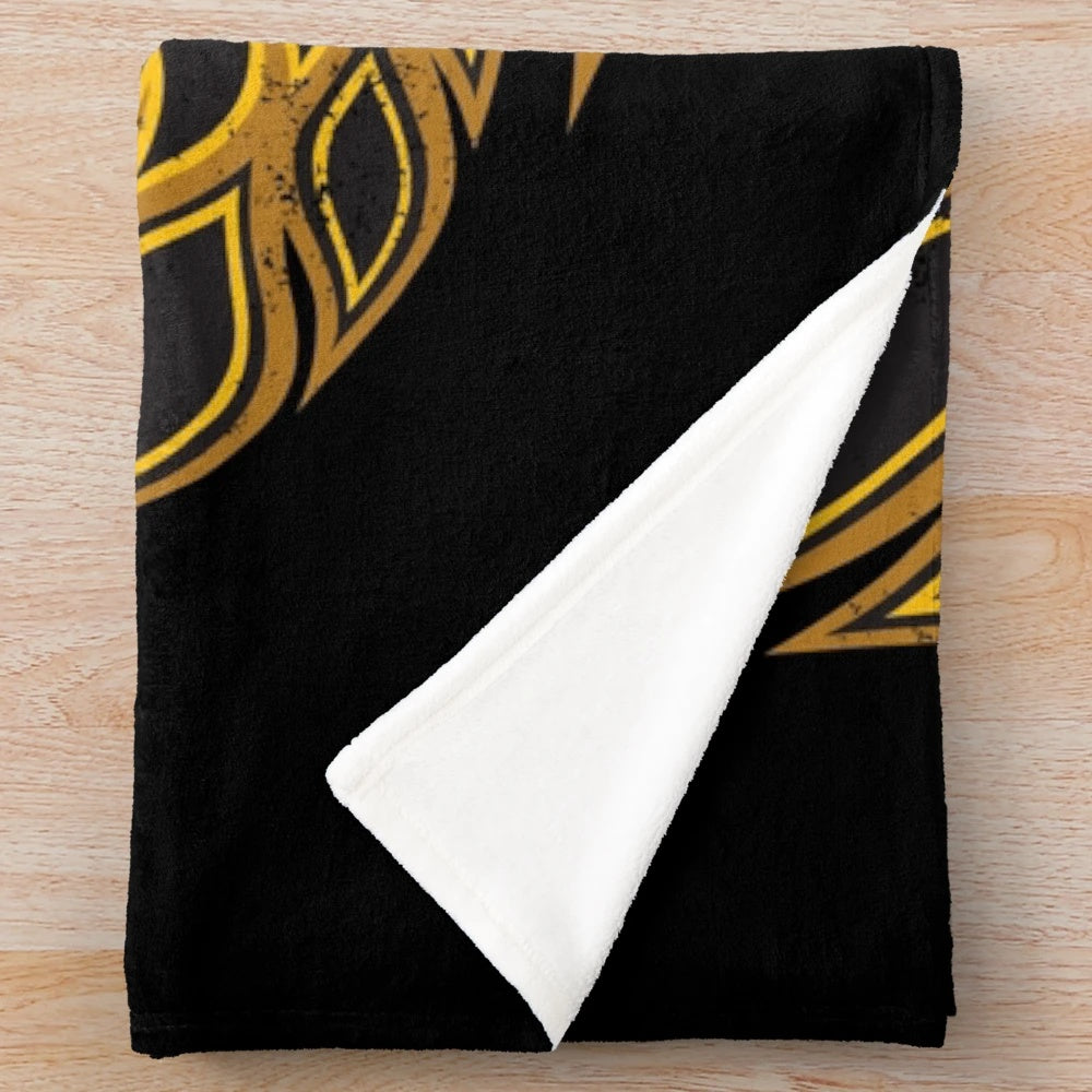 Plush blanket inspired by the classic film Smokey and the Bandit