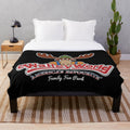 Plush blanket with American flag design inspired by National Lampoon's Vacation