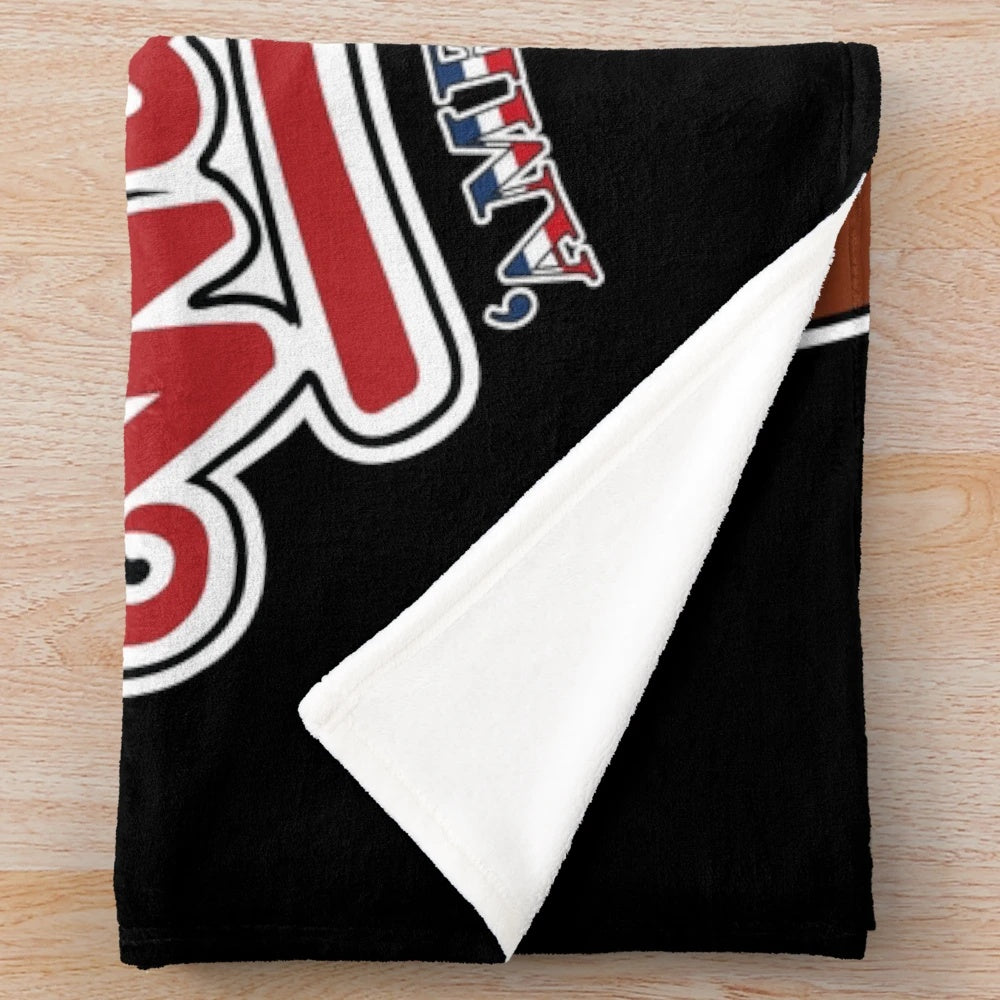 Plush blanket with American flag design inspired by National Lampoon's Vacation