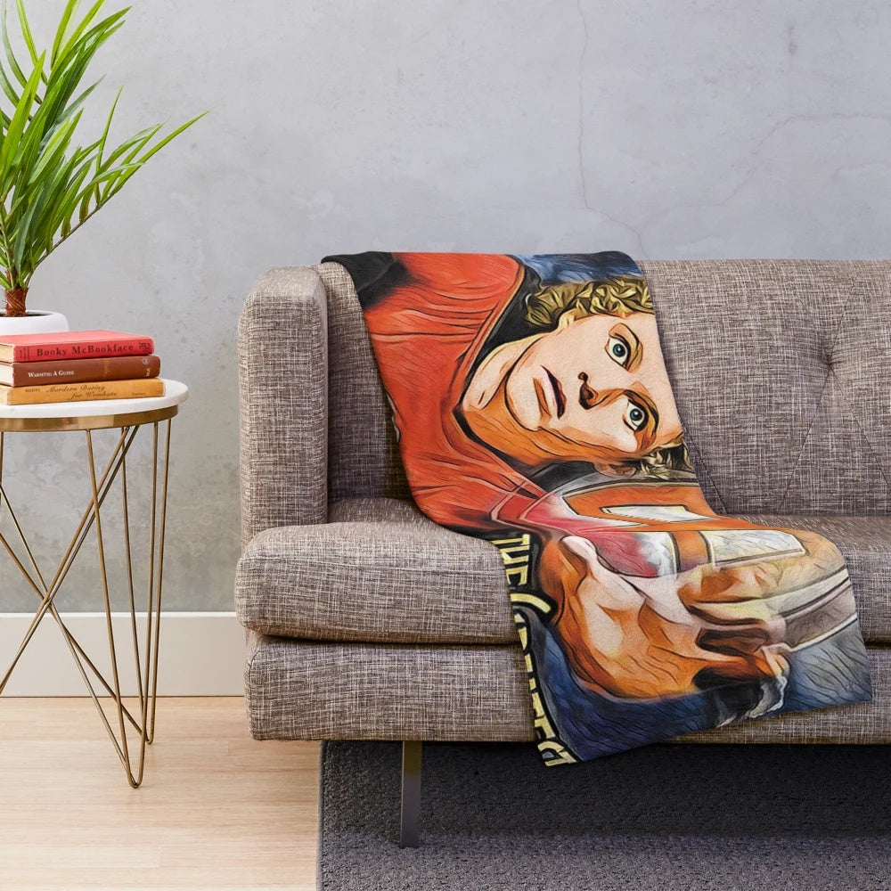 Retro Inspired Ralph Hinkley Plush Blanket - A Nod to 80s TV Classics
