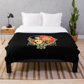 Rocky Horror Picture Show Plush Blanket featuring iconic imagery from the cult classic film