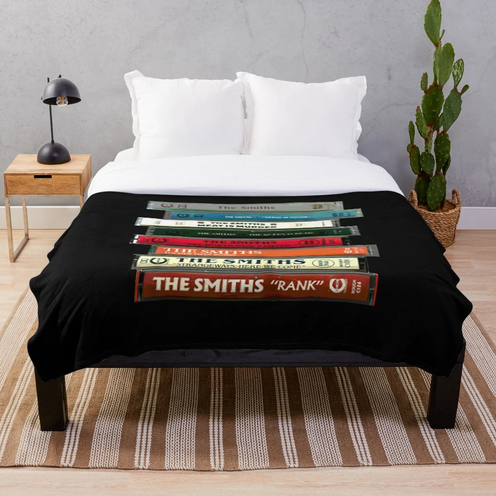 The Smiths Inspired Cassette Tape Plush Blanket