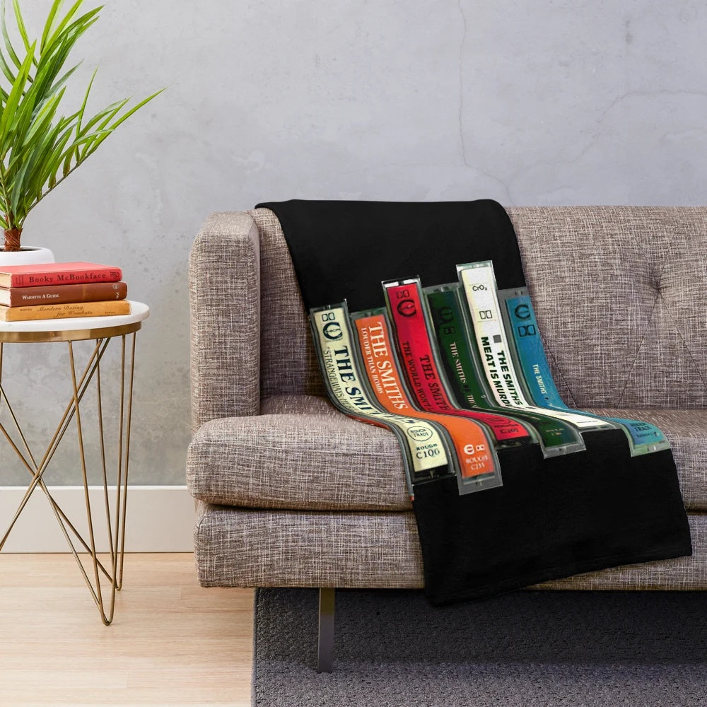 The Smiths Inspired Cassette Tape Plush Blanket