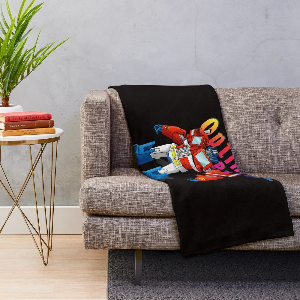 Optimus Prime Transformers Cartoon Plush Blanket