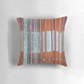 Vintage-style orange throw pillow with a classic book design, perfect for book lovers and literary enthusiasts