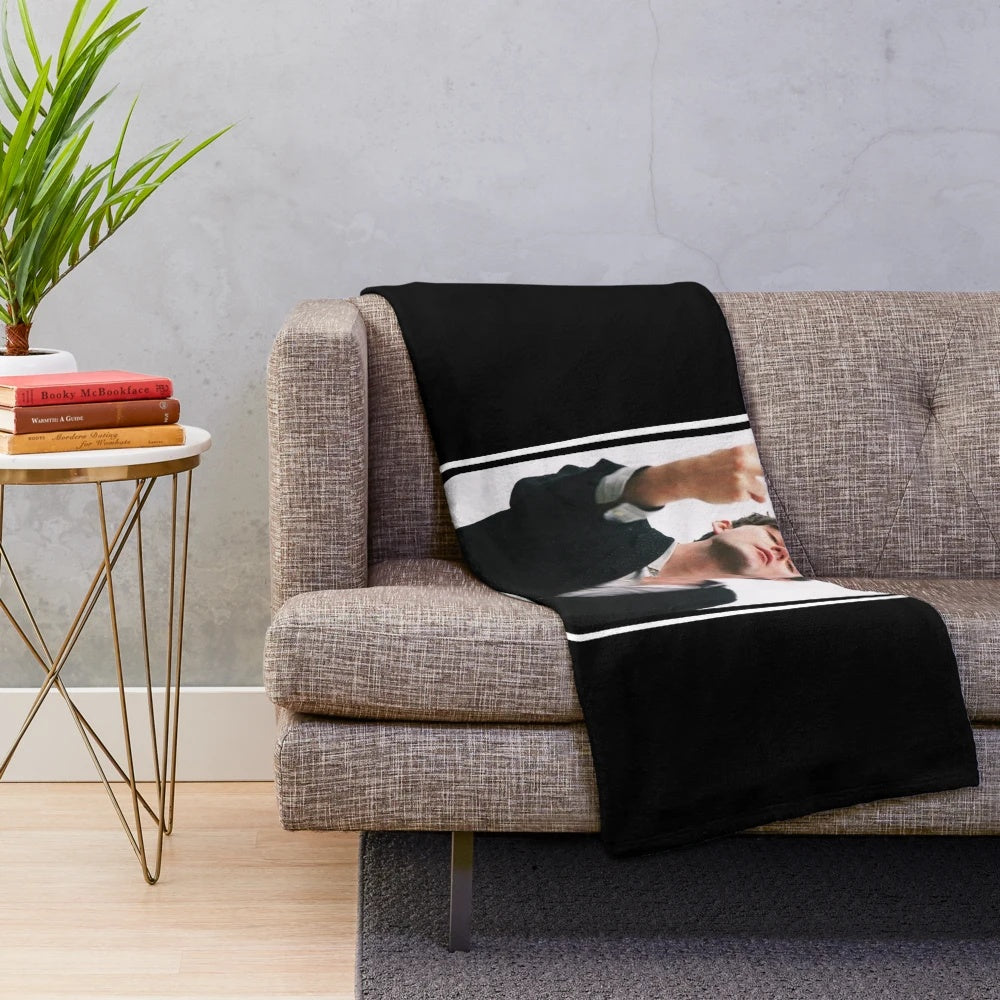 Jarvis Cocker Inspired Plush Blanket for Pulp Fans