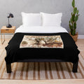 Jethro Tull inspired retro plush blanket