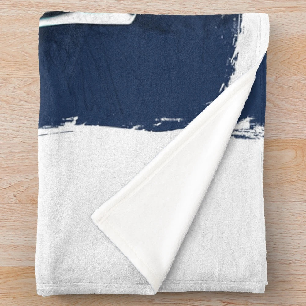 Vintage-style plush blanket featuring Ralph Macchio as Daniel LaRusso from The Karate Kid