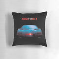 Retro Knight Rider Pillow featuring Michael Knight and his fantastic car