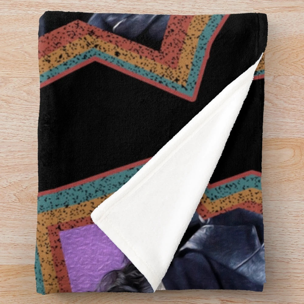Jeon Wonwoo Seventeen Kpop Retro Color Oil Paint Design Plush Blanket