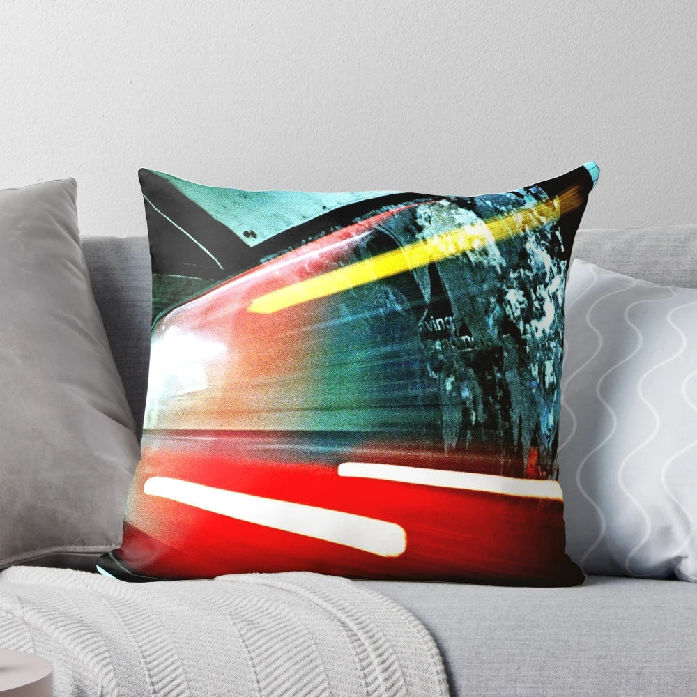 Vintage-inspired London Underground Tube Pillow
