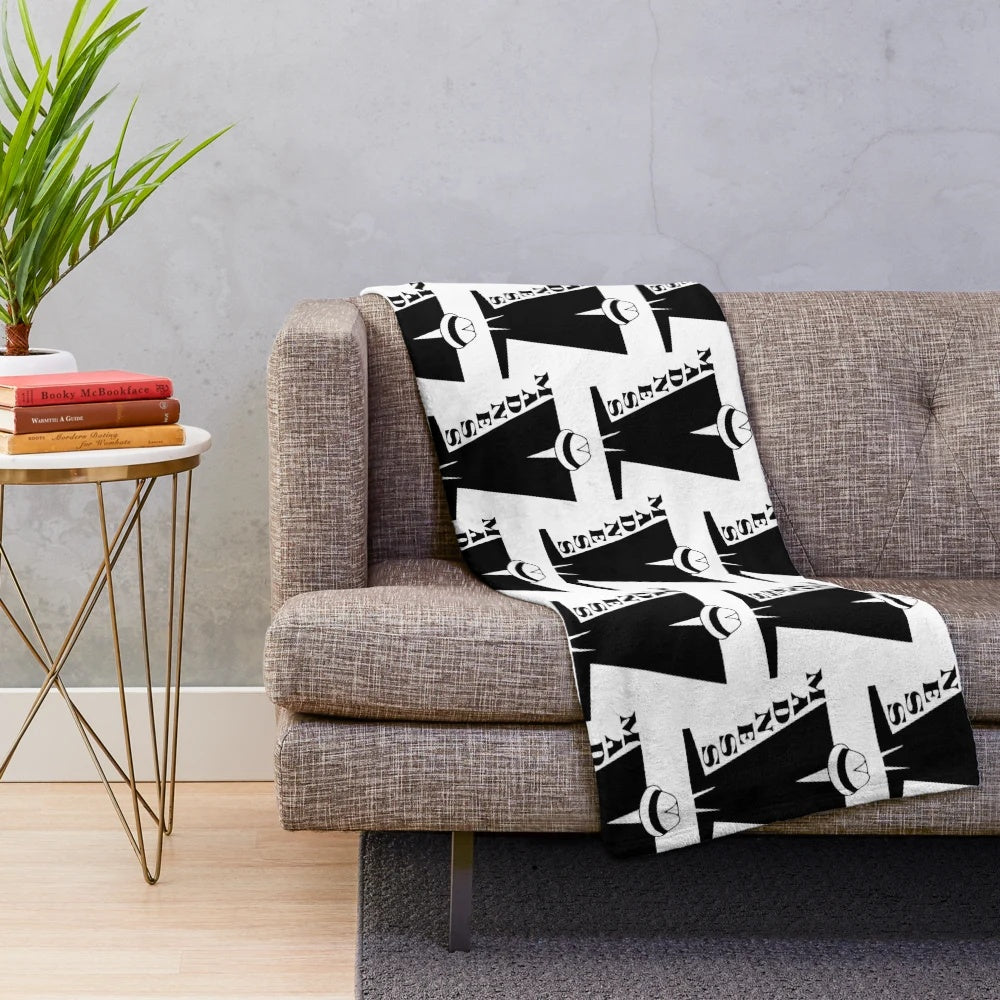 Retro Madness Band Inspired Plush Blanket