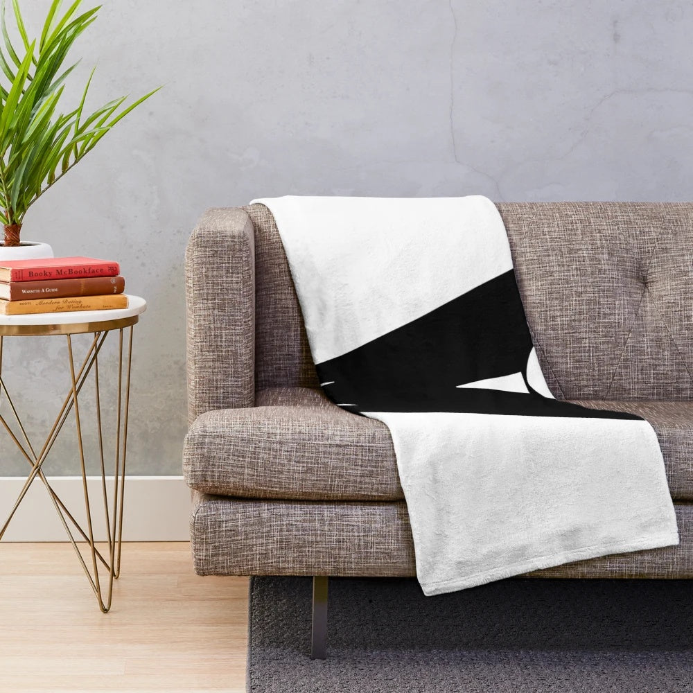 Retro Madness Plush Blanket featuring the iconic logo of the ska band