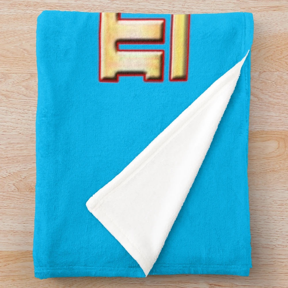 Retro-style plush blanket inspired by the TV series Mannix