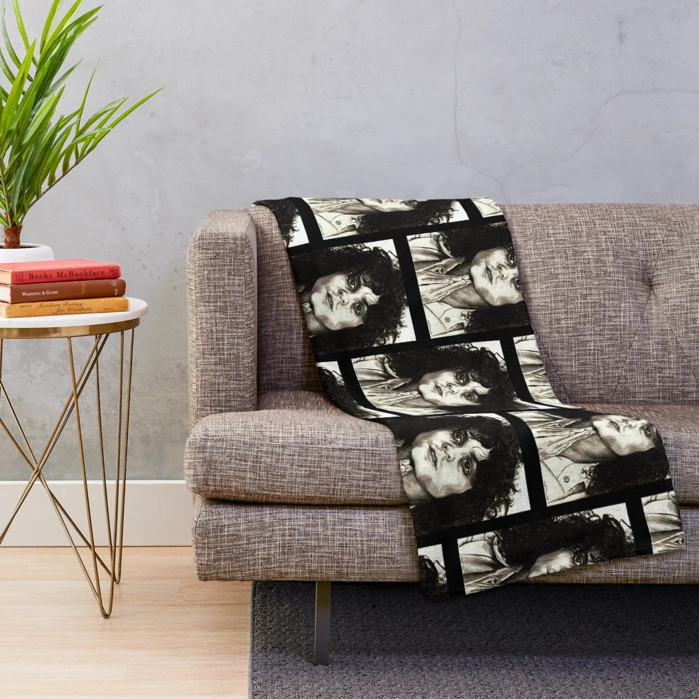Marc Bolan Plush Blanket - Soft Throwback Glam Rock Blanket